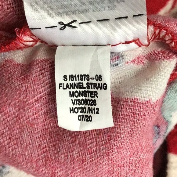 Old Navy Yeti Abominable Snowman Big Foot Monster Holiday Flannel Pajama Pants - Picture 7 of 8